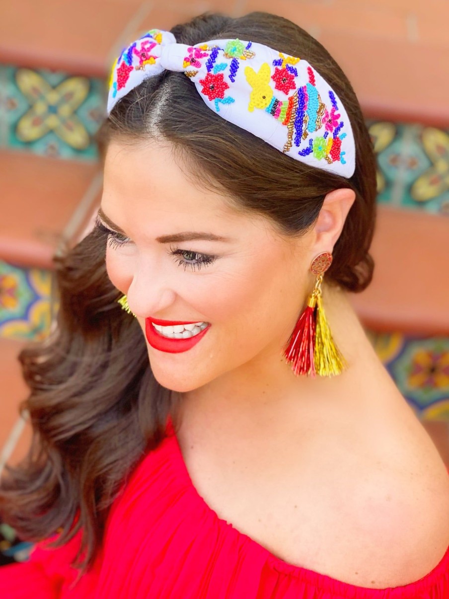 Accessories Brianna Cannon | Fiesta 2021 - Xl Fiesta Tassel Earrings